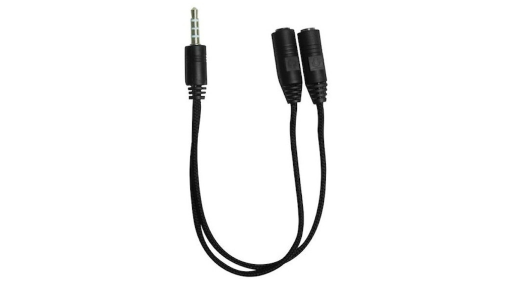 Rexus Kabel Audio dan Mic Splitter 2 To 1