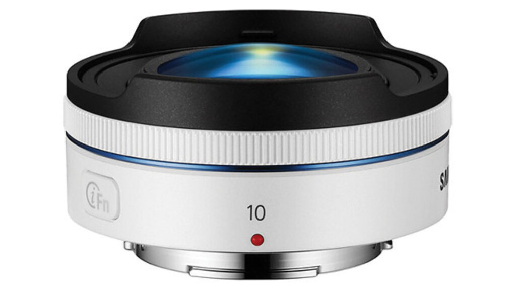 Samsung 10 mm F3.5 Fisheye Lens – White EX-F10ANW