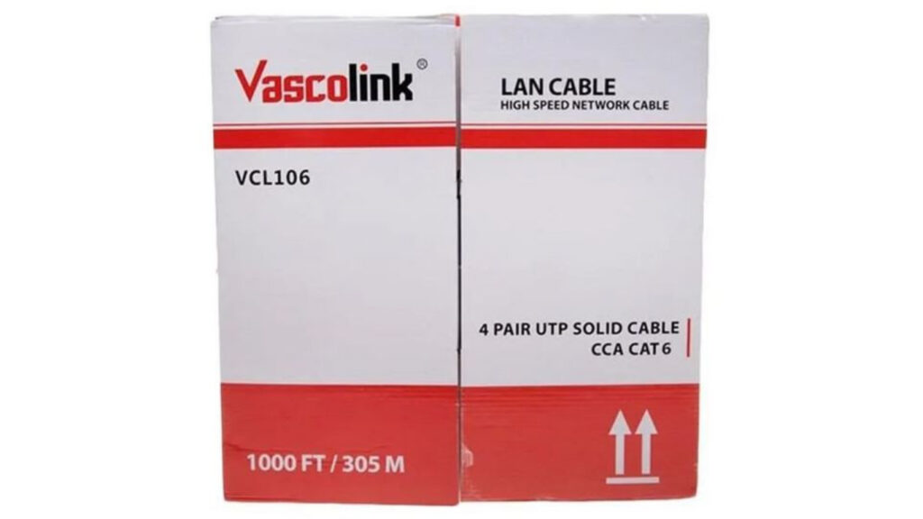 Vascolink 4 Pair UTP Solid Cable