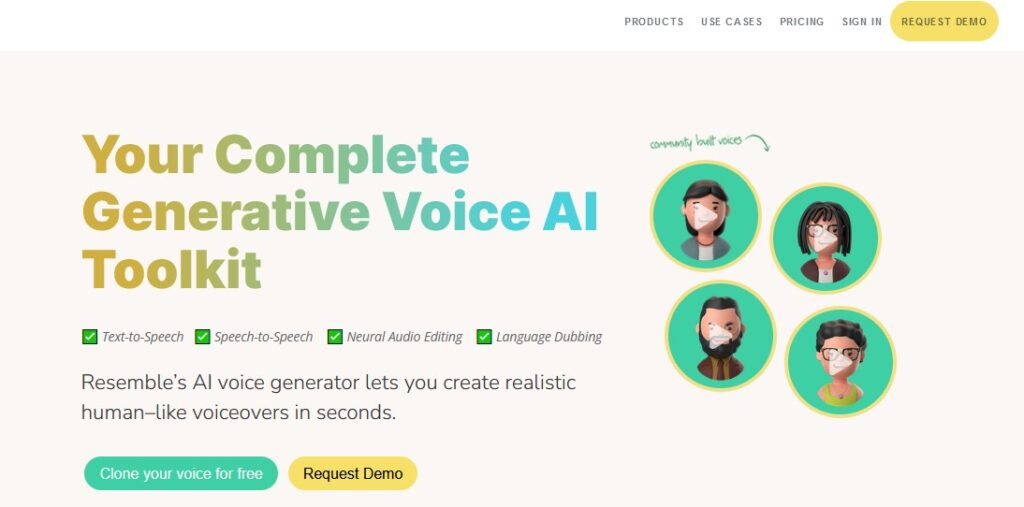 AI Voice Generator Online-resemble.ai