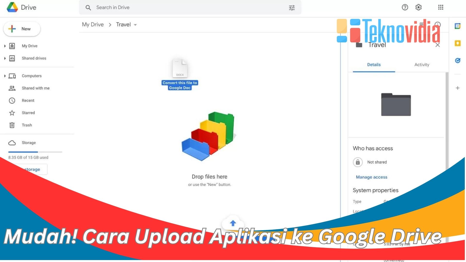 Mudah! Cara Upload Aplikasi ke Google Drive