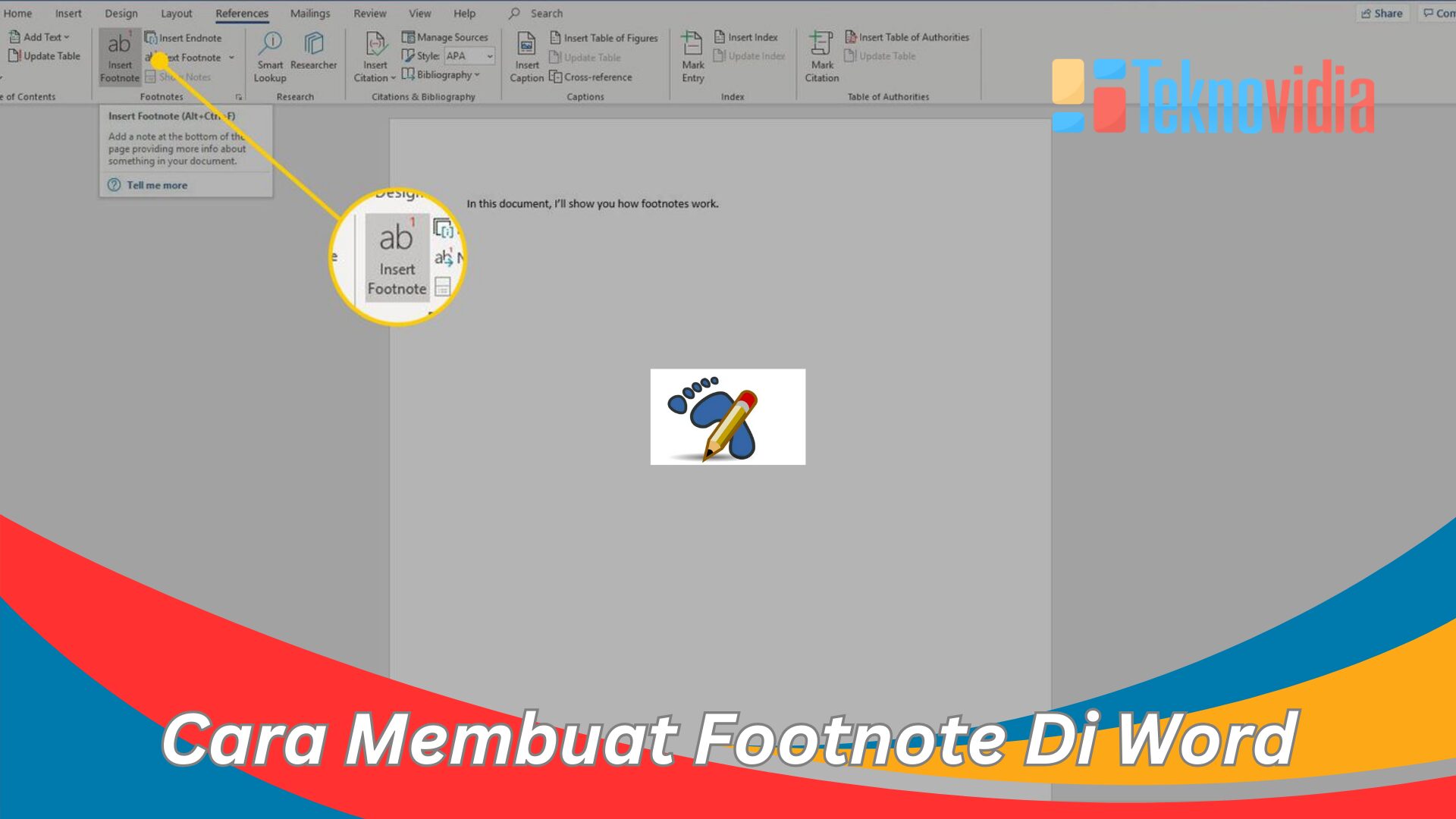 Cara Membuat Footnote Di Word