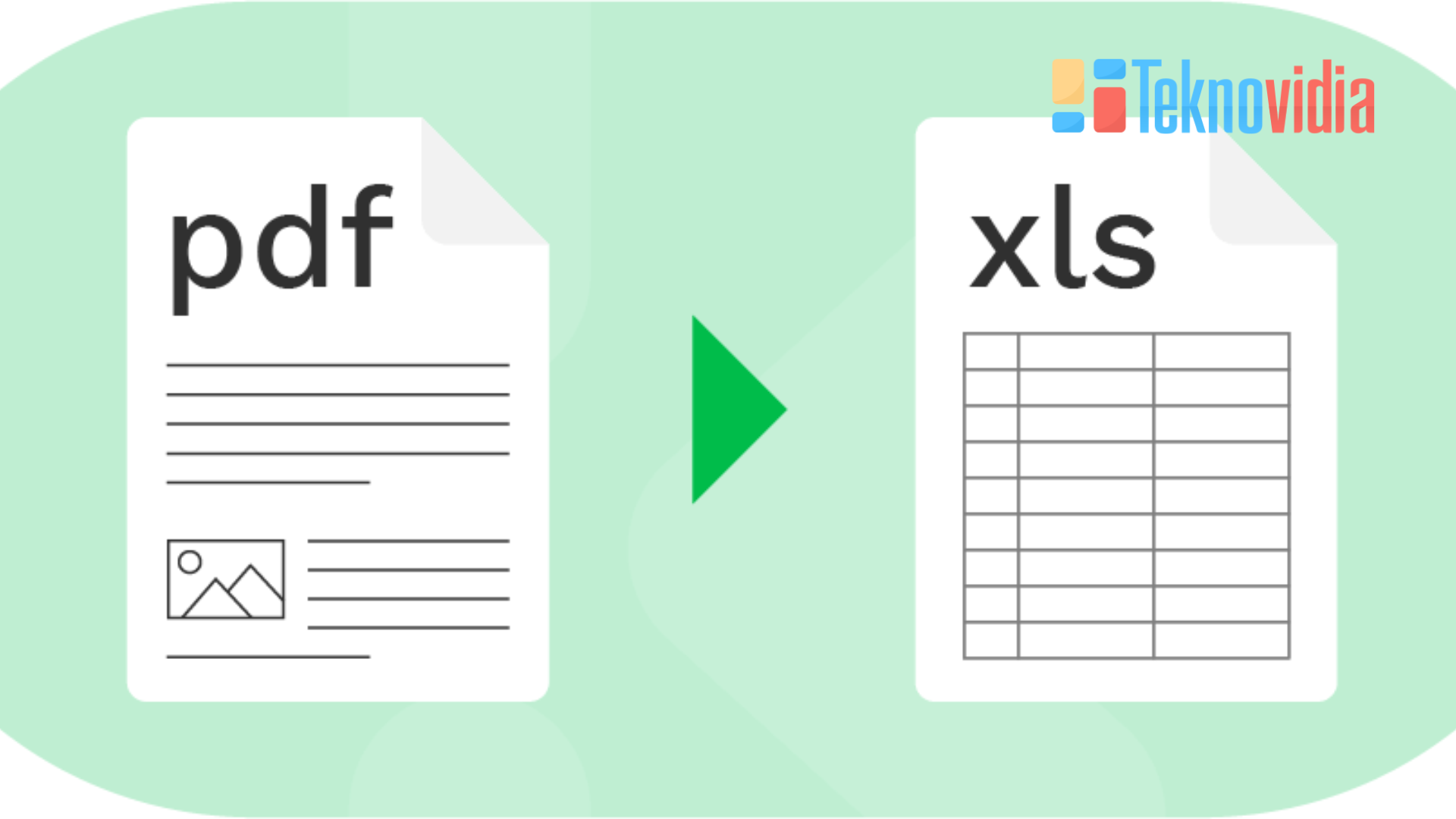 cara mengubah pdf ke excel