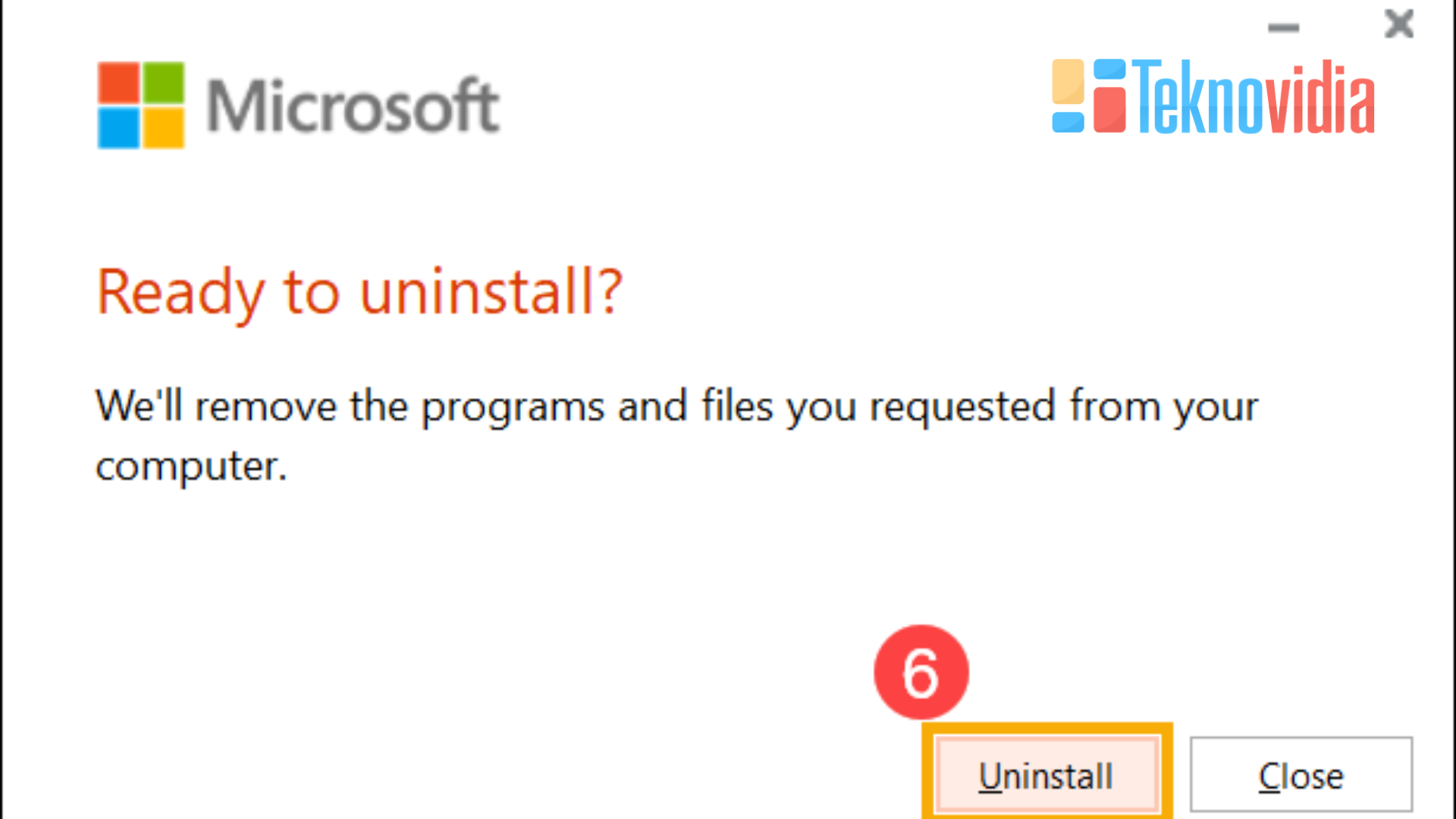 cara uninstall microsoft office