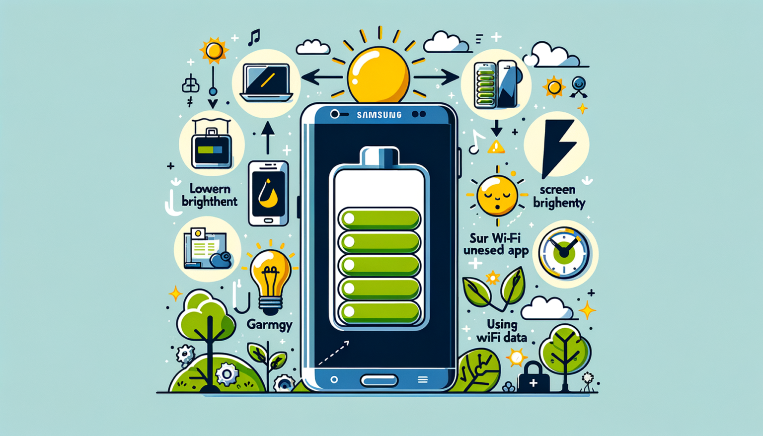 Lowbat 6 Cara Efektif Hemat Baterai Samsung, Anti Lowbat Seharian! - Teknovidia