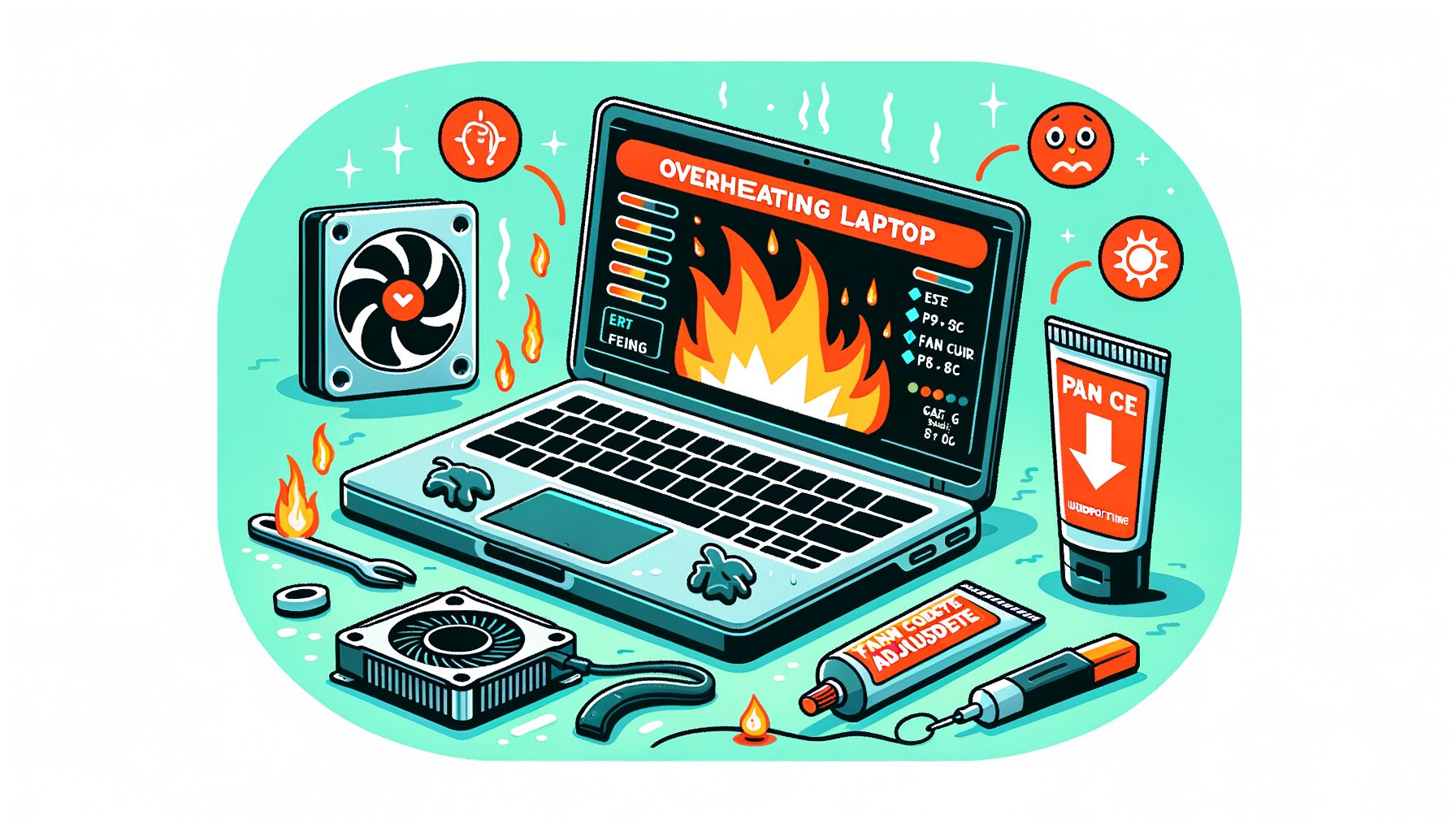 Panduan Lengkap Atasi Laptop Cepat Panas dengan Thermal Paste, Fan Curve, dan Undervolt
