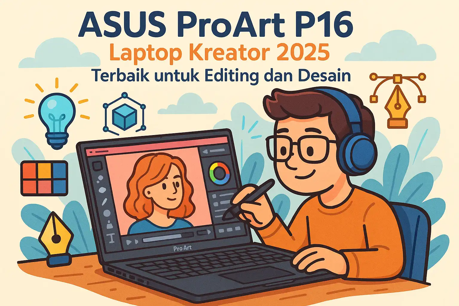 ASUS ProArt P16: Laptop Kreator 2025 Terbaik untuk Editing dan Desain