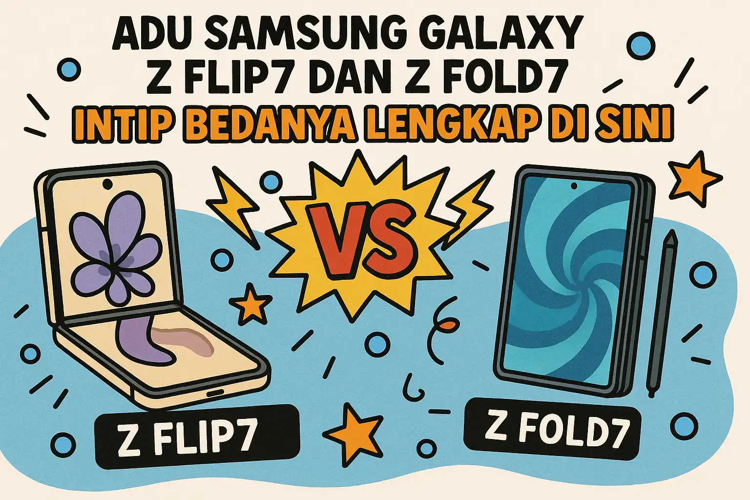 Adu Samsung Galaxy Z Flip7 dan Z Fold7: Intip Bedanya Lengkap di Sini