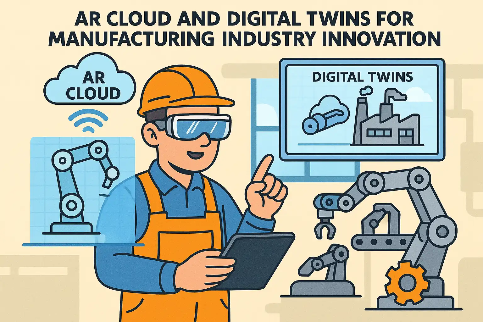 Pemanfaatan AR Cloud dan Digital Twins untuk Inovasi Industri Manufaktur