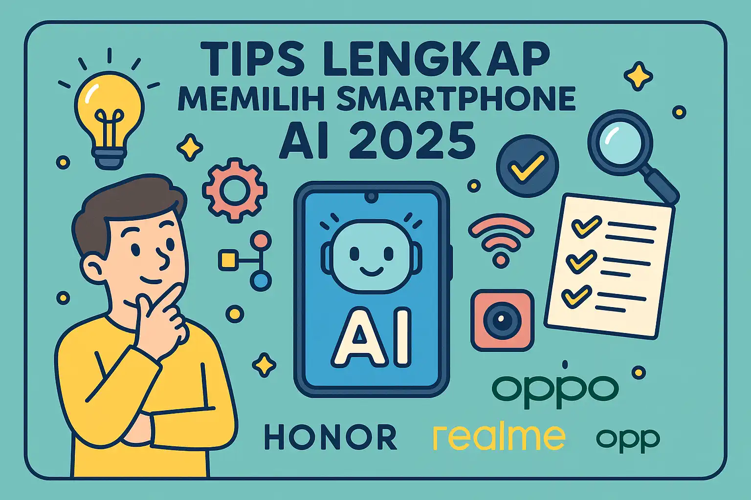 Tips Lengkap Memilih Smartphone AI 2025 dari Honor, Realme, dan OPPO