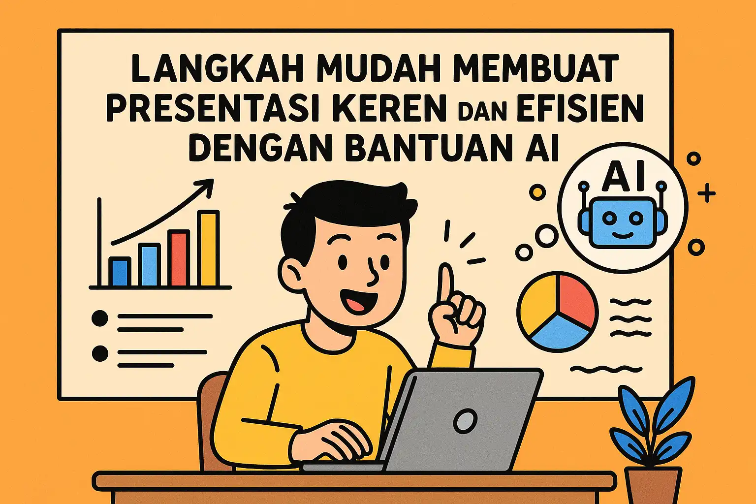 Langkah mudah membuat presentasi keren dan efisien dengan bantuan AI