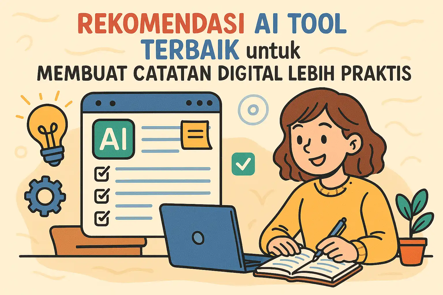 Rekomendasi AI Tool Terbaik untuk Membuat Catatan Digital Lebih Praktis