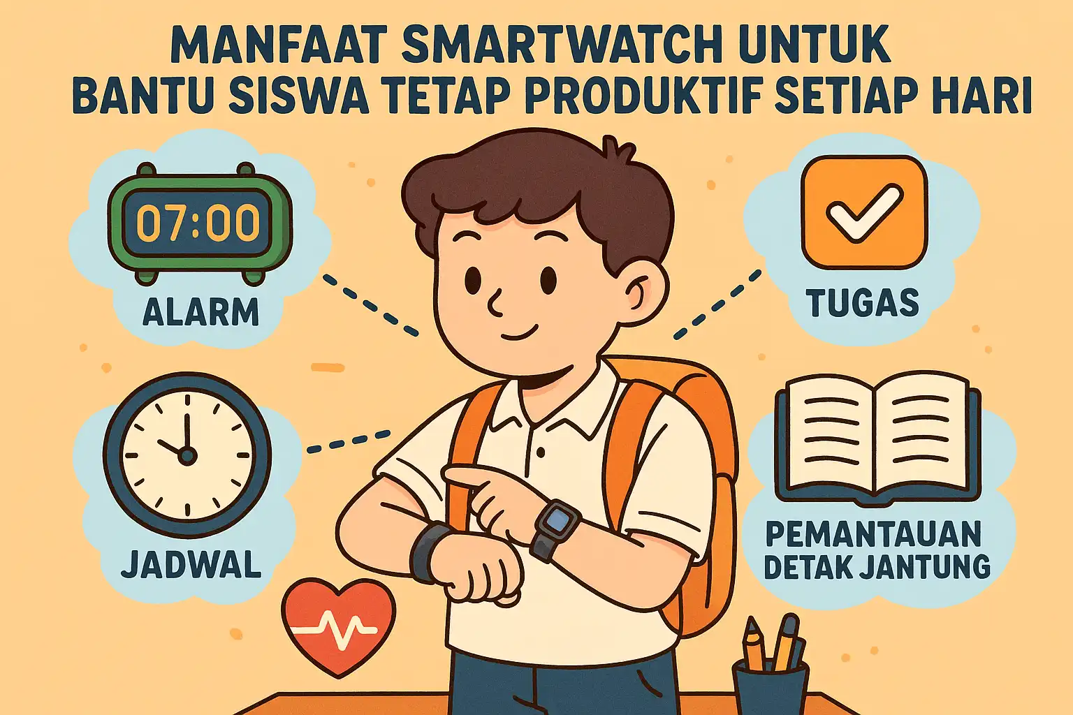 Manfaat Smartwatch untuk Bantu Siswa Tetap Produktif Setiap Hari