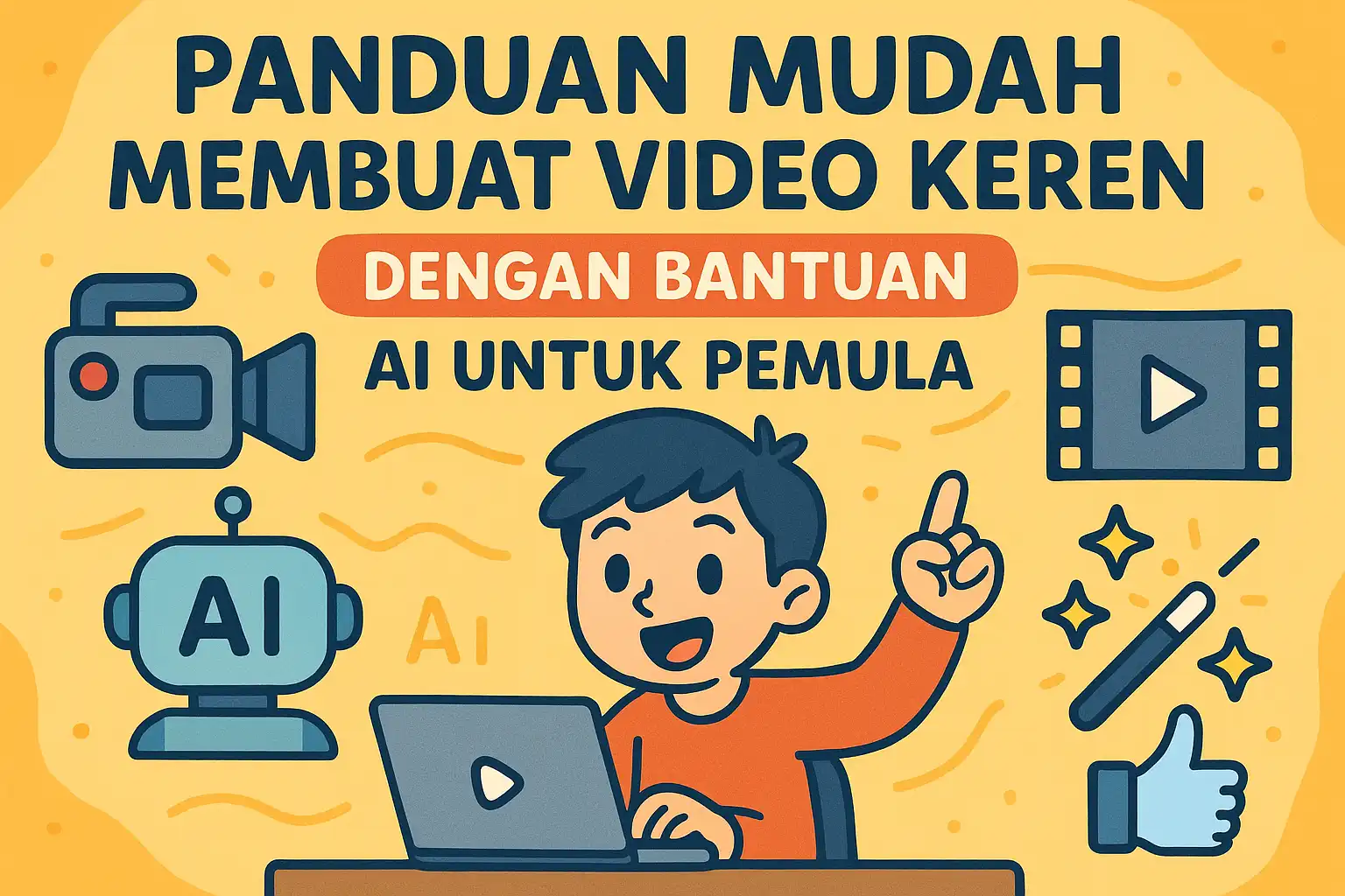 Panduan membuat video keren dengan bantuan AI untuk pemula