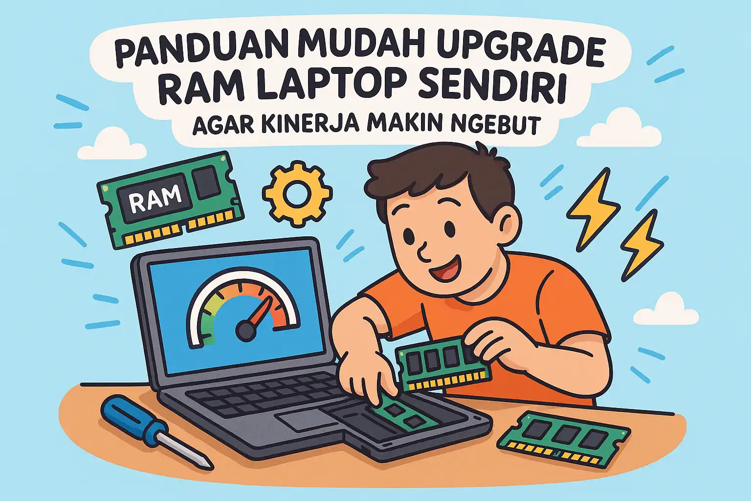Panduan Mudah Upgrade RAM Laptop Sendiri agar Kinerja Makin Ngebut