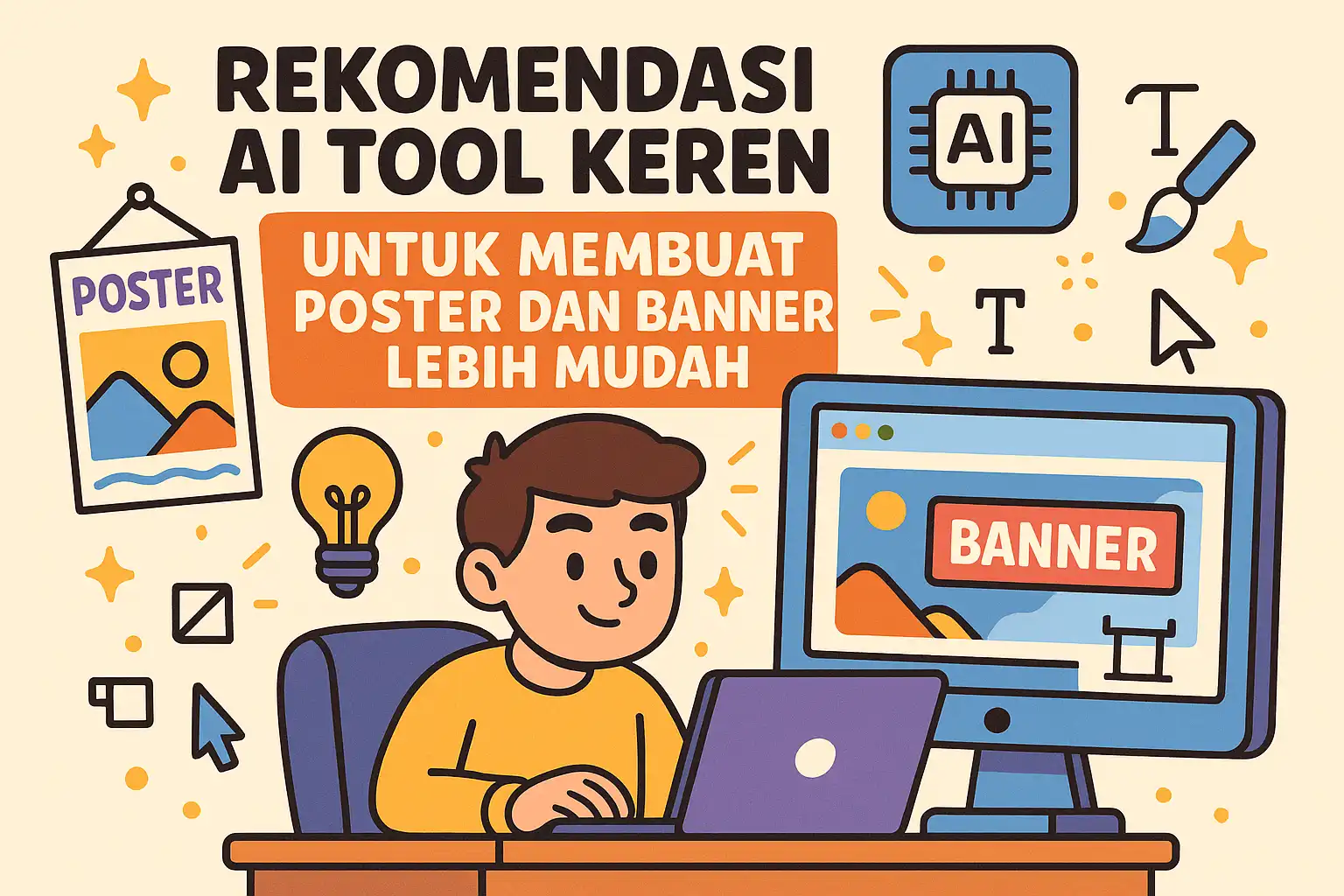 Rekomendasi AI Tool Keren untuk Membuat Poster dan Banner Lebih Mudah