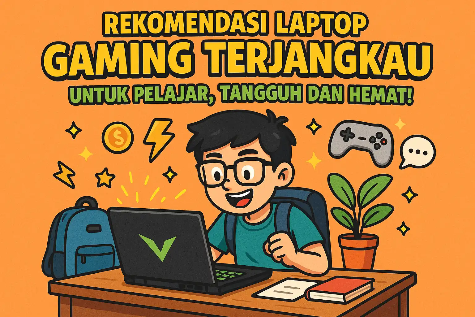 Rekomendasi Laptop Gaming Terjangkau untuk Pelajar, Tangguh dan Hemat!