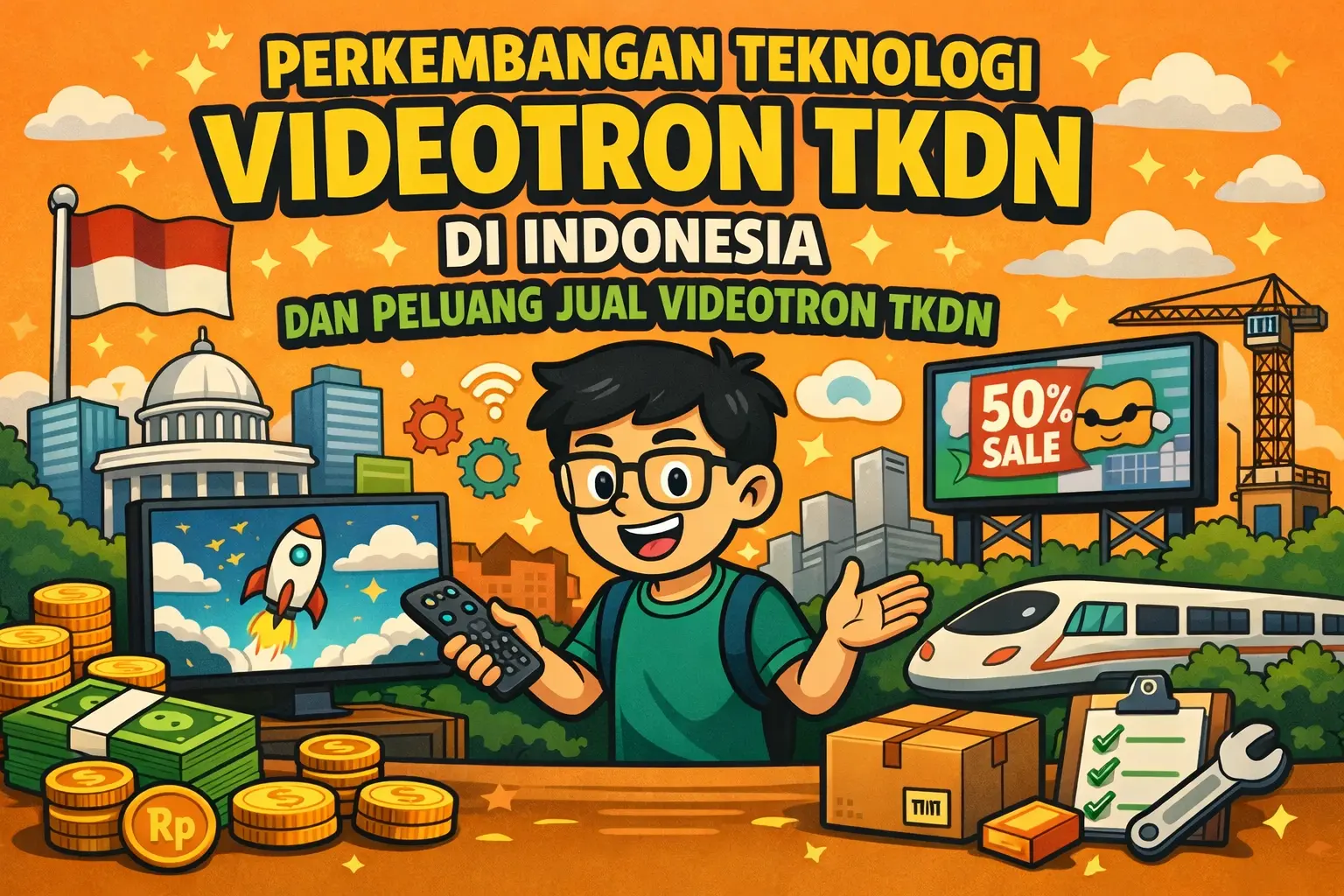 Perkembangan Teknologi Videotron TKDN di Indonesia dan Peluang Jual Videotron TKDN