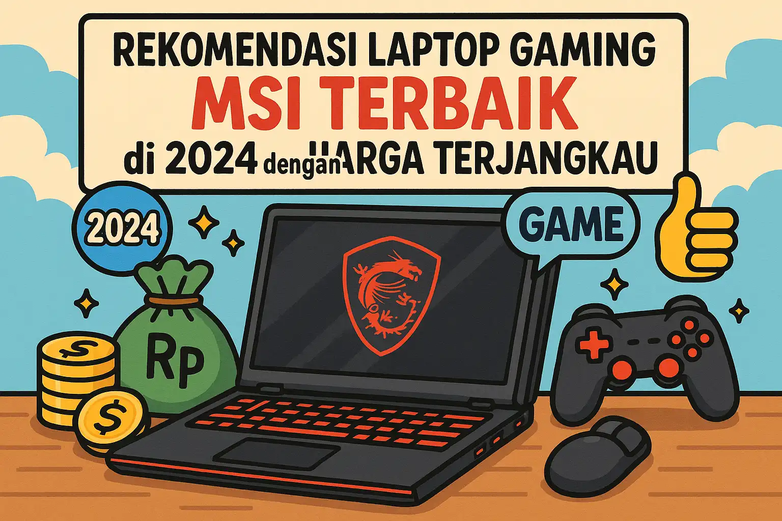 Rekomendasi Laptop Gaming MSI Terbaik 2024 Harga Terjangkau