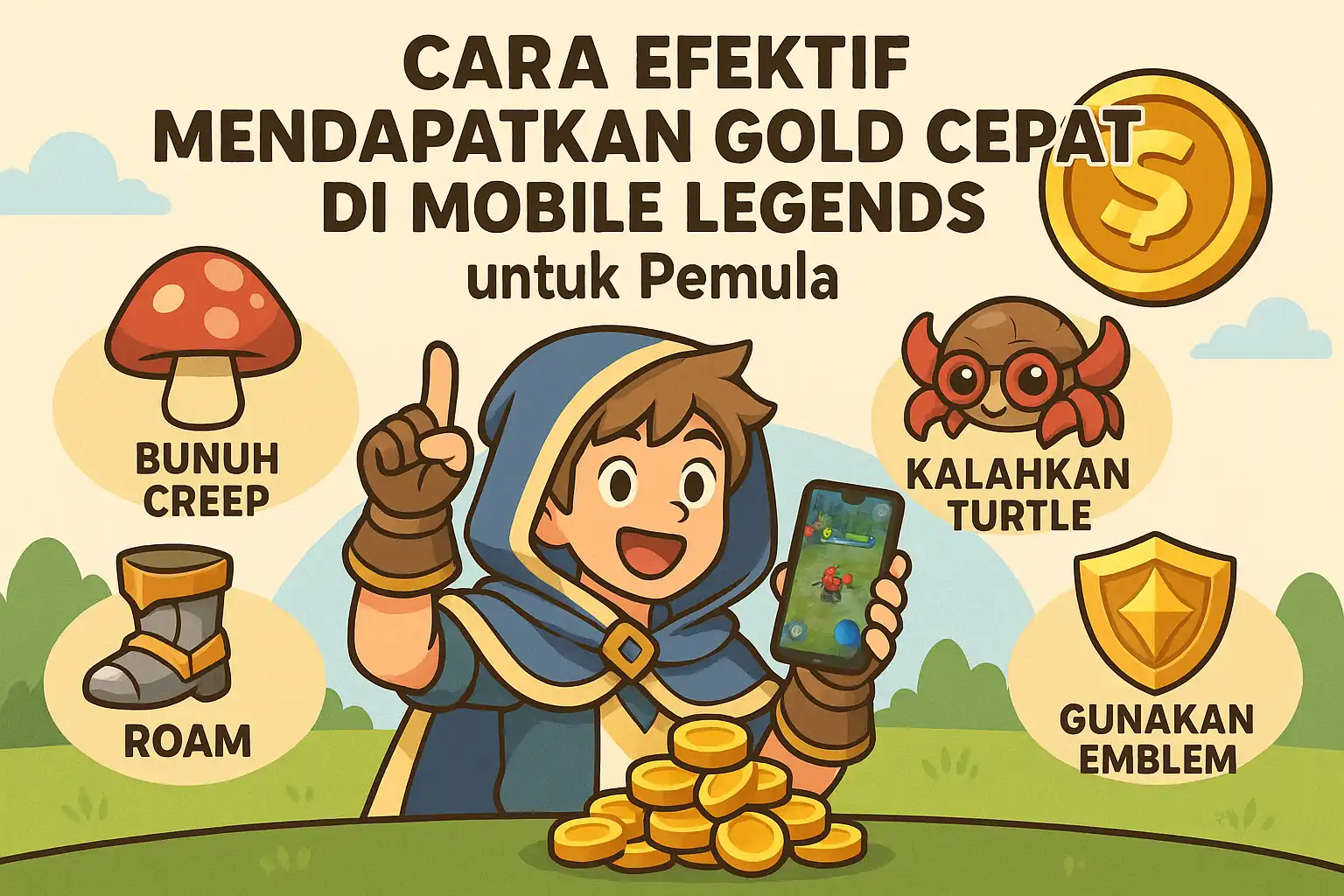 Cara Efektif Mendapatkan Gold Cepat di Mobile Legends untuk Pemula
