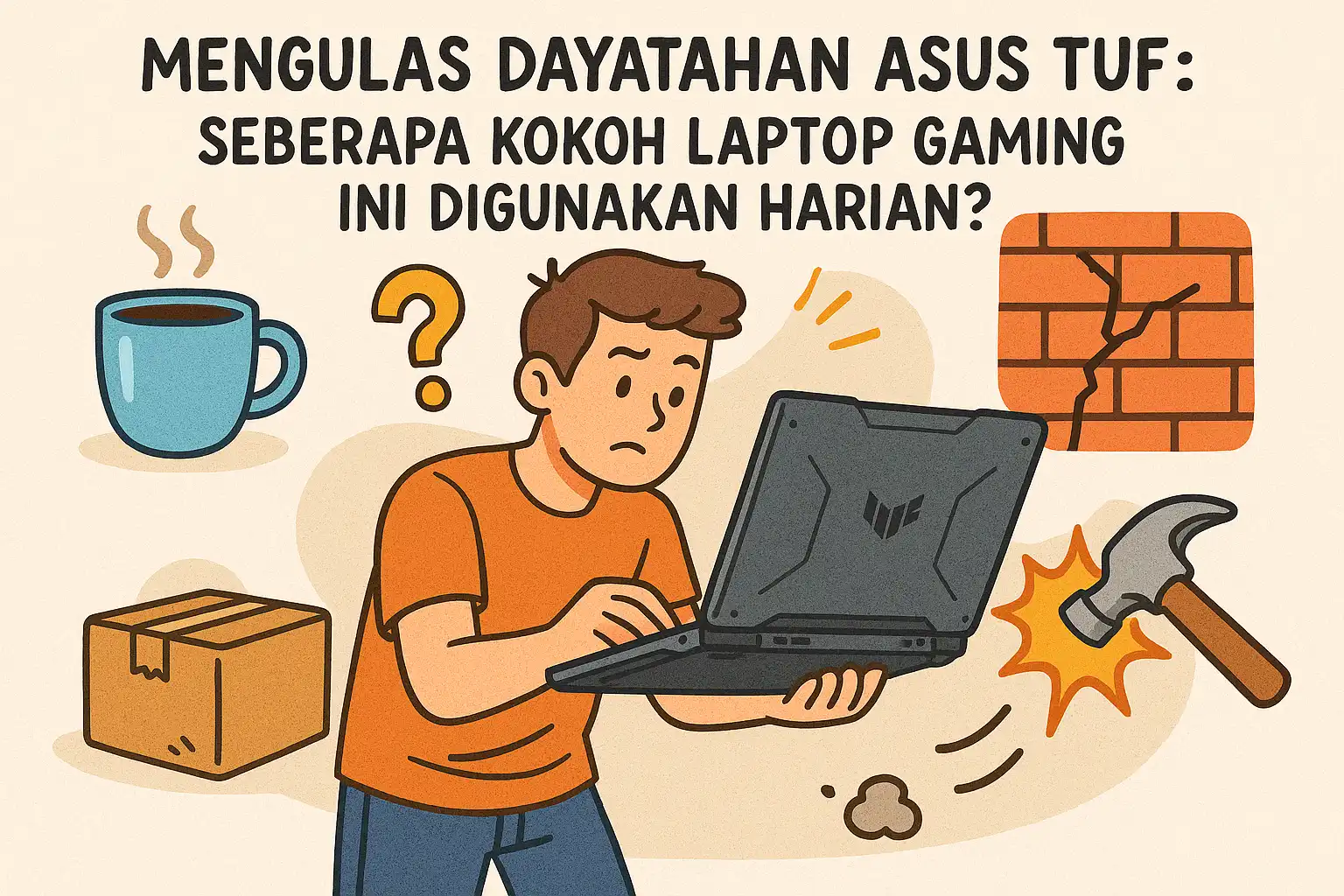 Mengulas Dayatahan ASUS TUF: Seberapa Kokoh Laptop Gaming Ini Dipakai Harian?