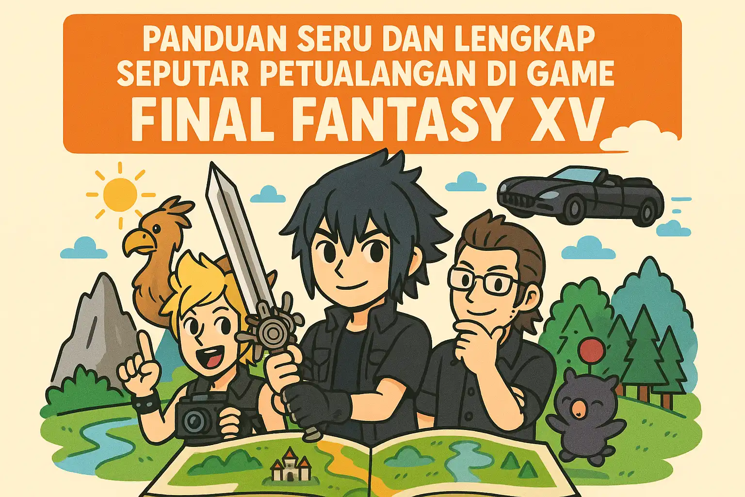 Panduan Seru dan Lengkap Seputar Petualangan di Game Final Fantasy XV